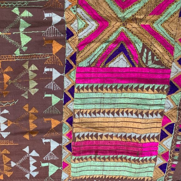 Traditional Punjabi Shawl/Phulkari from the 1950’s - Picture 3 of 4